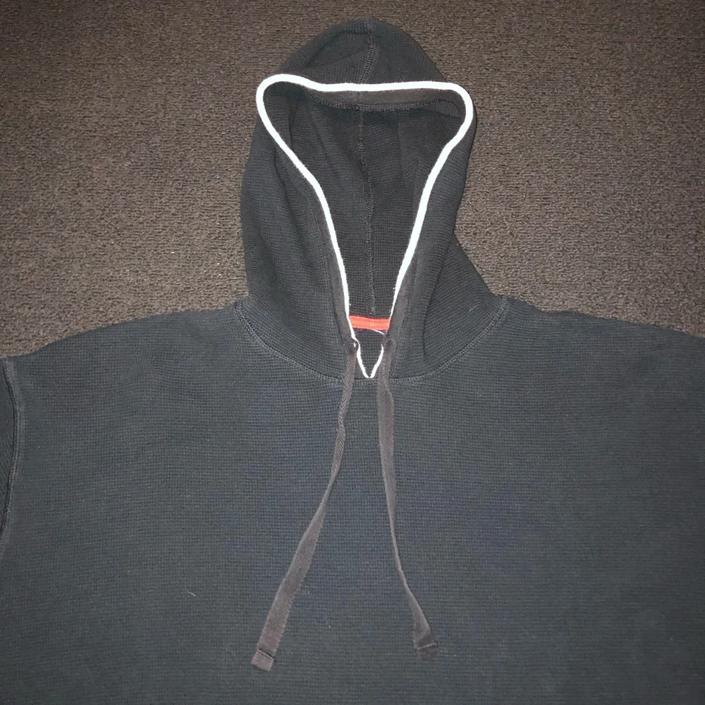 Polo Ralph Lauren. Sleepwear Hoodie. Waffle Knit. Size 2XL. Dark Navy Blue Color - Picture 3 of 14
